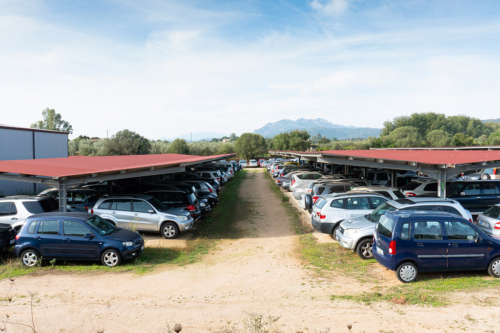 PArcheggio scoperto ad Olbia